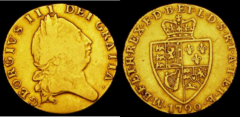 Guinea 1790 VG/Near Fine, the reverse with some thin scratches