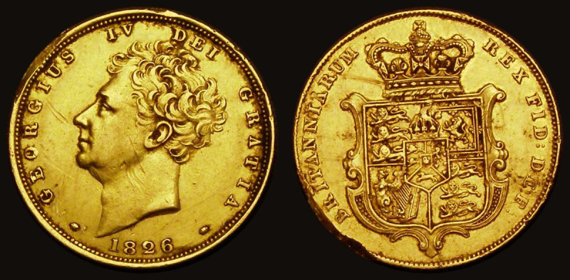 Sovereign 1826 Marsh 11, S.3801, Fine with several scuffs and some edge damage b...