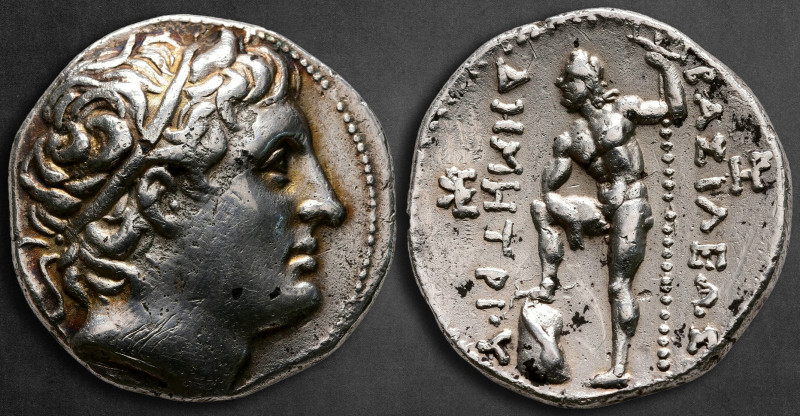 Kings of Macedon. Pella. Demetrios I Poliorketes 306-283 BC. 
Tetradrachm AR
...