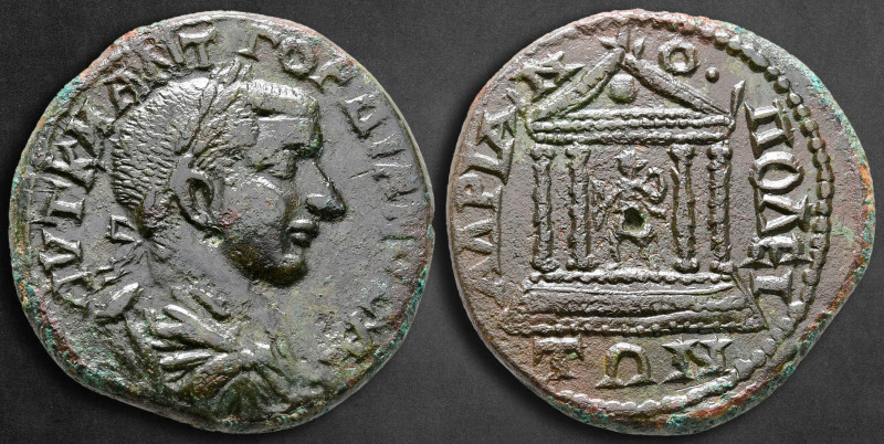 Thrace. Hadrianopolis. Gordian III AD 238-244. 
Bronze Æ

27 mm, 10,35 g

A...