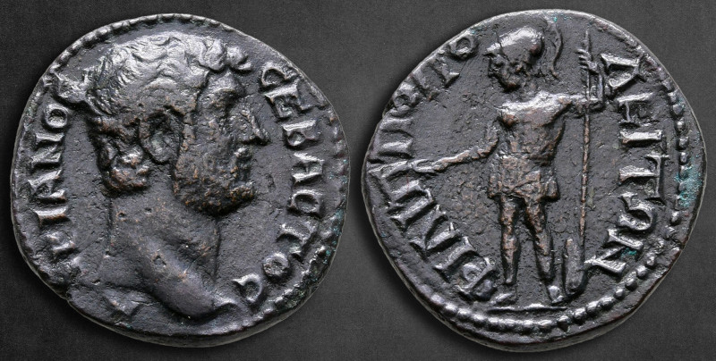 Thrace. Philippopolis. Hadrian AD 117-138. 
Bronze Æ

20 mm, 4,89 g

Α[Δ]ΡΙ...