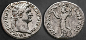 Domitian AD 81-96. Struck AD 89. Rome. Denarius AR