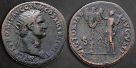 Domitian AD 81-96. Rome. Dupondius Æ