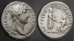 Hadrian AD 117-138. Rome. Denarius AR