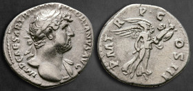 Hadrian AD 117-138. Rome. Denarius AR