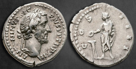 Antoninus Pius AD 138-161. Rome. Denarius AR