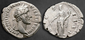 Antoninus Pius AD 138-161. Rome. Denarius AR