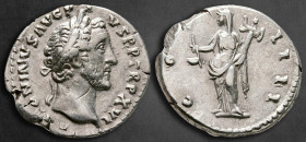 Antoninus Pius AD 138-161. Rome. Denarius AR