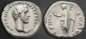 Antoninus Pius AD 138-161. Rome. Denarius AR