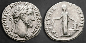 Antoninus Pius AD 138-161. Rome. Denarius AR