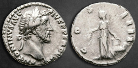 Antoninus Pius AD 138-161. Rome. Denarius AR