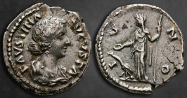 Faustina II AD 147-175. Rome. Denarius AR