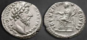 Marcus Aurelius AD 161-180. Rome. Denarius AR