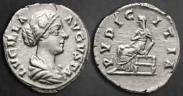 Lucilla AD 164-169. Rome. Denarius AR