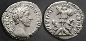 Commodus AD 177-192. Rome. Denarius AR