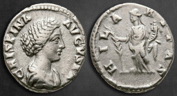 Crispina. Augusta AD 178-182. Rome. Denarius AR