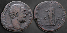 Clodius Albinus AD 193-197. Struck AD 194-195. Rome. Sestertius Æ