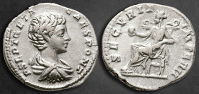 Geta, as Caesar AD 198-209. Struck AD 200-202. Rome. Denarius AR