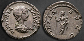 Plautilla. Augusta AD 202-205. Rome. Denarius AR
