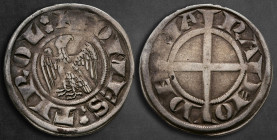 Austria. County of Tirol. Meinhard I AD 1253-1258. Eagle Groschen AR (Adlergroschen)