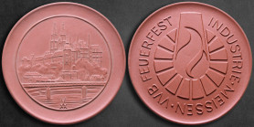 Germany. Meissen.  . Porcelain medal