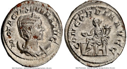 Otacilia Severa (AD 244-249). AR antoninianus (23mm, 5.06 gm, 6h). NGC MS 4/5 - 3/5. Rome, AD 244-246. MARCIA OTACIL SEVERA AVG, diademed, draped bust...