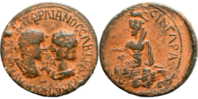 Gordian III and Tranquillina Mesopotamia. AD 238-244. AVTOK K M AT(sic) ?OP?IANO...