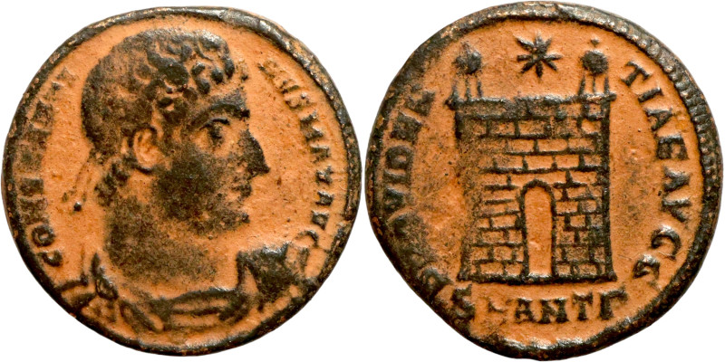 Constantinus I. (307-337 AD). Follis. Cyzicus. Obv: CONSTANTINVS AVG. laureate b...