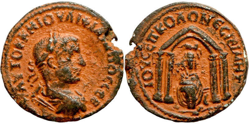 MESOPOTAMIA. Nisibis. Philip I, 244-249. Ae ΑΥΤΟΚ Κ Μ ΙΟΥΛΙ ΦΙΛΙΠΠΟϹ ϹЄΒ Laureat...