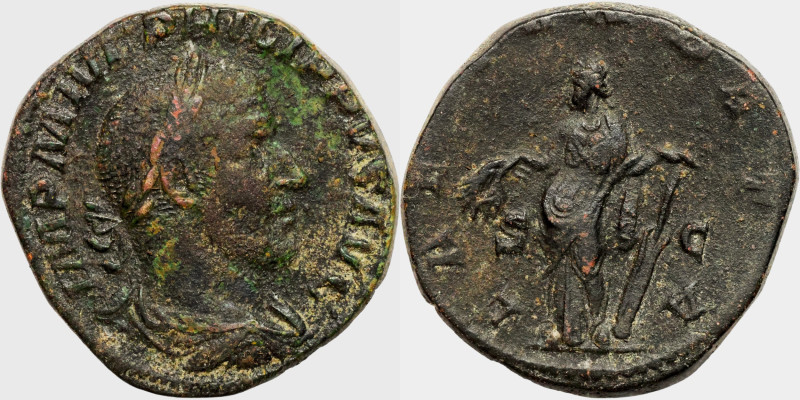 Philip I, 244-249. Sestertius

28mm 19,14g