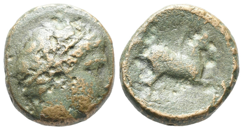 Kings of Macedon, time of Philip II - Antipater & Alexander V (c. 359-294 BC). Æ...