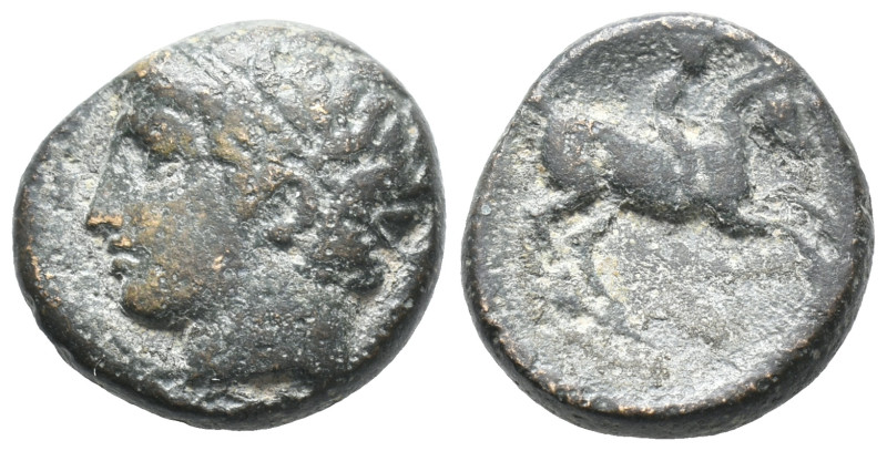 Kings of Macedon, time of Philip II - Antipater & Alexander V (c. 359-294 BC). Æ...