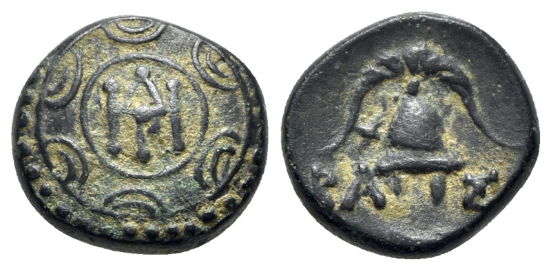 Kings of Macedon, Demetrios I Poliorketes (306-283 BC). Æ (15mm, 4.19g, 6h). Pel...