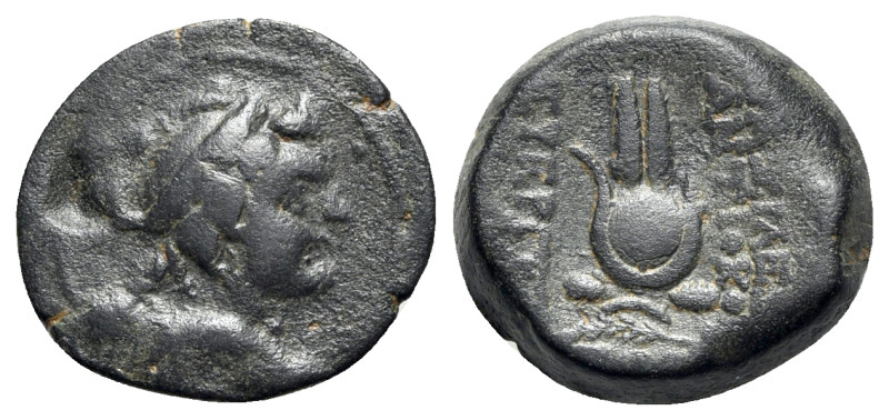 Seleukid Kings, Antiochos VII Euergetes (138-129 BC). Æ (18mm, 5.39g, 12h). Anti...