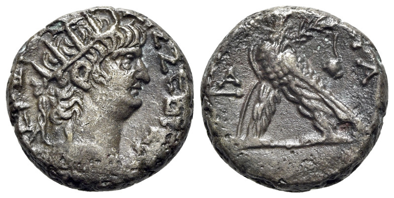 Nero (54-68). Egypt, Alexandria. BI Tetradrachm (22mm, 9.77g, 12h), year 11 (AD ...