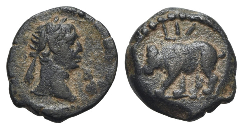 Trajan (98-117). Egypt, Alexandria. Æ Dichalkon (13mm, 1.51g, 12h), year 17 (AD ...