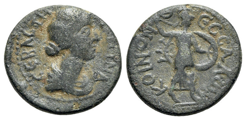 Faustina Junior (Augusta, 147-175). Thessaly, Koinon of Thessaly. Æ (20.5mm, 5.8...