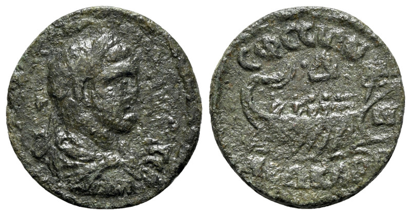 Elagabalus ? (218-222). Ionia, Ephesus. Æ (22mm, 4.59g, 6h). Laureate, draped an...