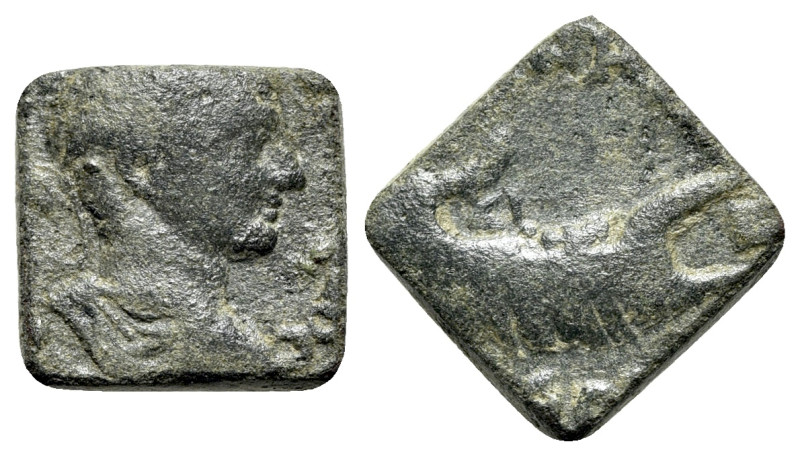 Caracalla (198-217). Æ As (15mm, 4.20g, 1h). Rome, AD 208. Laureate and draped b...