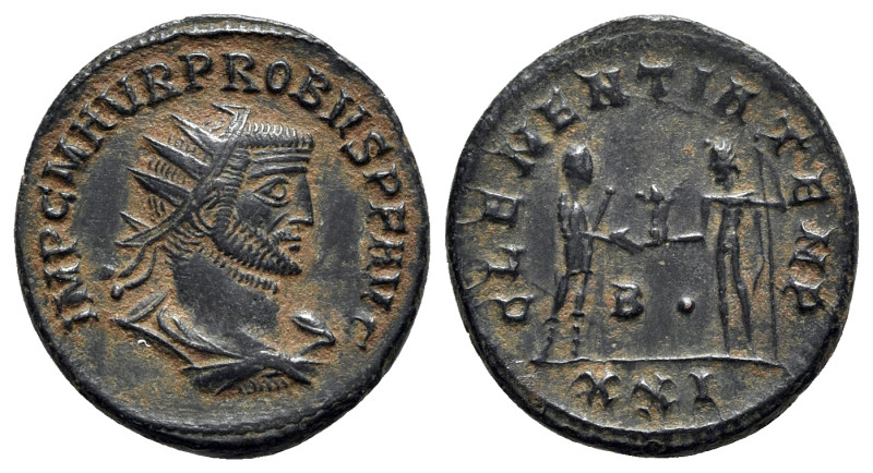 Probus (276-282). Radiate (22mm, 3.97g, 6h). Antioch, AD 280. Radiate, draped an...