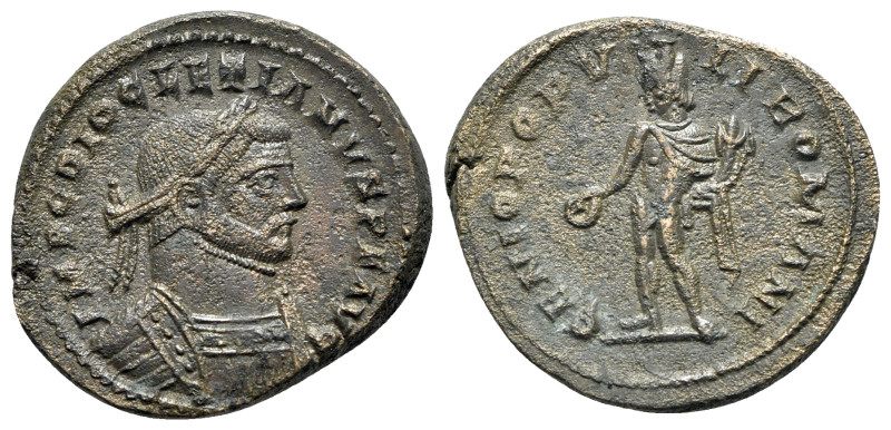 Diocletian (284-305). Æ Follis (27mm, 10.22g, 6h). Londinium, c. 296-303. Laurea...