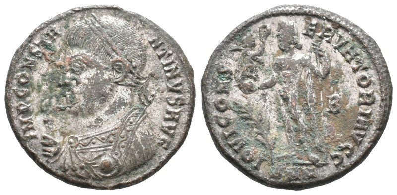 Constantine I (307/310-337). Æ Follis (19mm, 3.39g). Nicomedia, 317-320. Laureat...