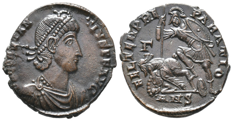 Constantius II (337-361). Æ (21.5mm, 5.44g). Antioch. Pearl-diademed, draped and...