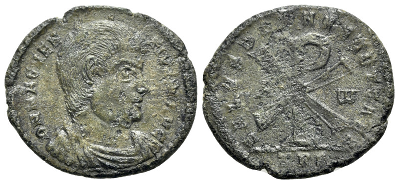 Magnentius (350-353). Æ Centenionalis (29mm, 7.79g, 6h). Treveri. Bare headed, d...