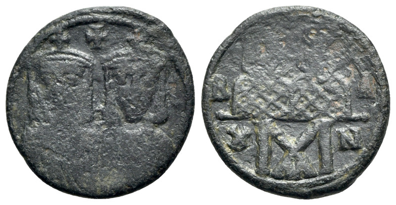 Leo IV with Constantine VI, Leo III and Constantine V (775-780). Æ 40 Nummi (23m...