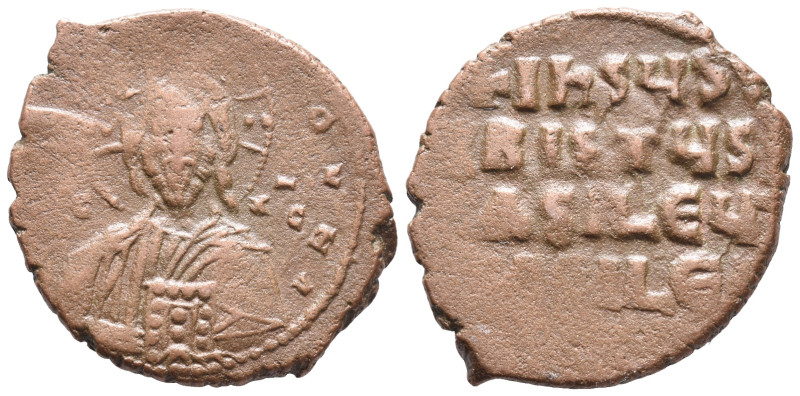 Anonymous, time of Basil II and Constantine VIII, c. 1020-1028. Æ 40 Nummi (24.5...