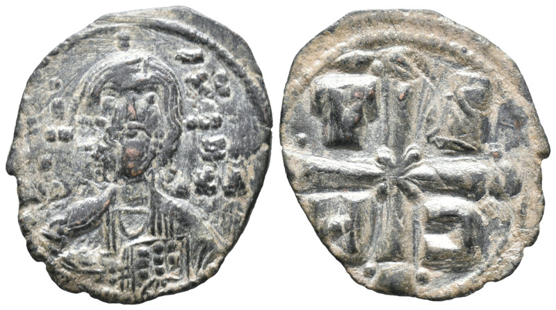 Romanus IV (1068-1071). Æ 40 Nummi (26mm, 2.63g). Constantinople. Nimbate facing...