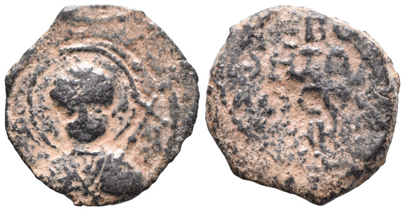 Crusaders, Antioch. Tancred (Regent, 1101-03, 1104-12). Æ Follis (19mm, 2.48g). ...