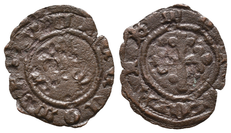 Italy, Fermo. Francesco Sforza (1434-1446). BI Picciolo (15mm, 0.44g). Biaggi 73...