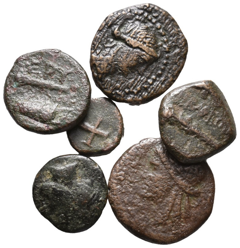 Lot of 5 Greek Æ coins, to be catalog. Lot sold as is, no return